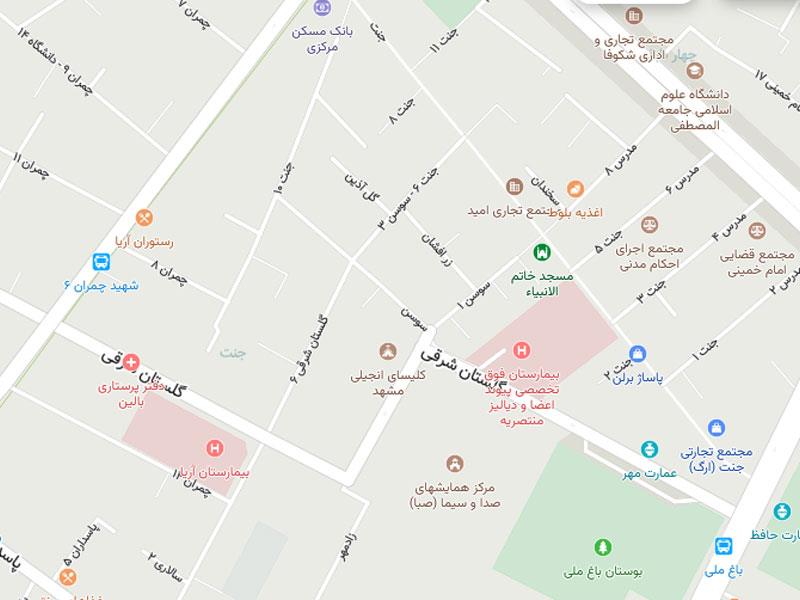خدمات باربری مشهد 24 در خیابان گلستان و محله های اطراف